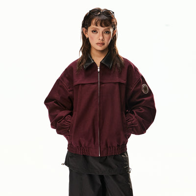 Tom Ruched Hem Versatile Bomber Jacket