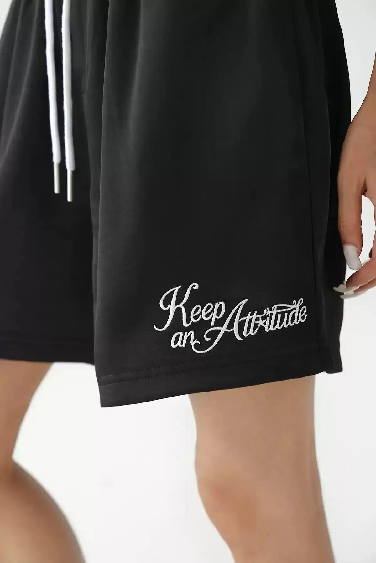 Ace Drawstring Elastic Waist Sports Shorts-korean-fashion-Shorts-Ace's Closet-OH Garments