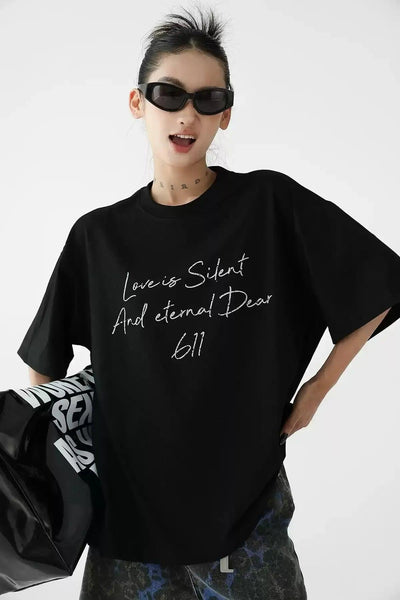 Ace Eternal Love Print T-Shirt-korean-fashion-T-Shirt-Ace's Closet-OH Garments