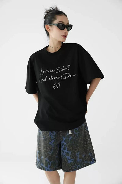 Ace Eternal Love Print T-Shirt-korean-fashion-T-Shirt-Ace's Closet-OH Garments