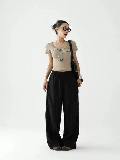 Ace Lace Trim Wide Leg Pants-korean-fashion-Pants-Ace's Closet-OH Garments
