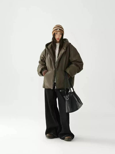 Ace Oversized Hooded PU Leather Puffer Jacket-korean-fashion-Jacket-Ace's Closet-OH Garments
