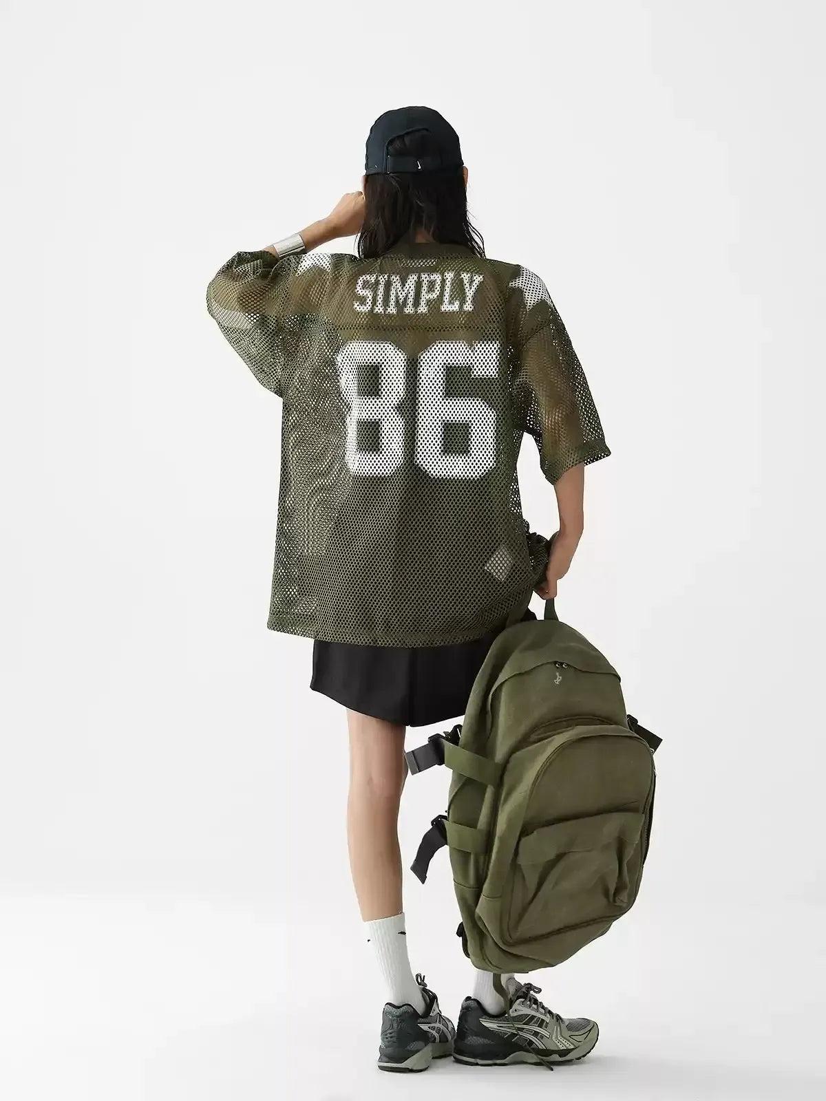 Ace Simply 86 Mesh T-Shirt-korean-fashion-T-Shirt-Ace's Closet-OH Garments