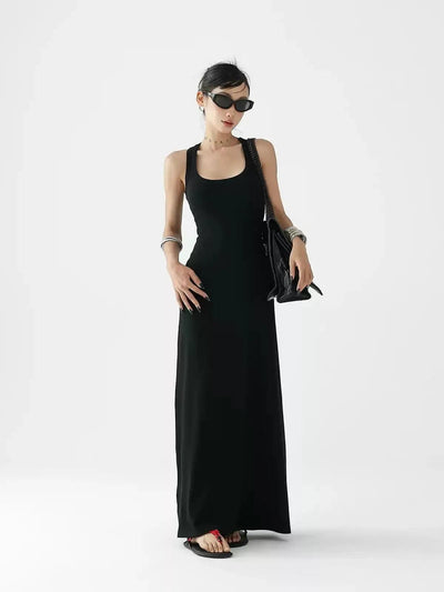 Ace Sleeveless Bodycon Long Dress-korean-fashion-Dress-Ace's Closet-OH Garments