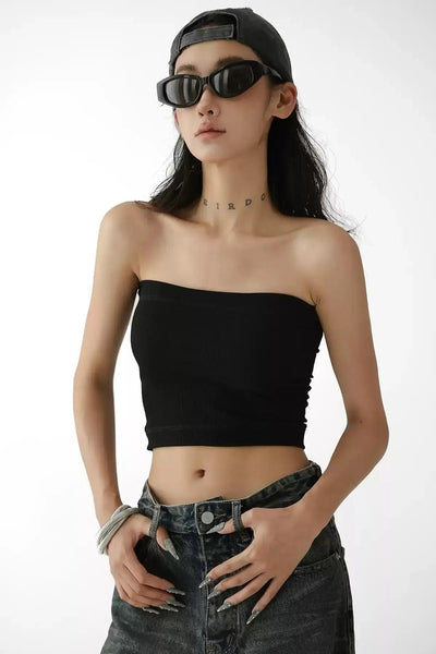 Ace Solid Color Sleek Tube Top-korean-fashion-Tank Top-Ace's Closet-OH Garments