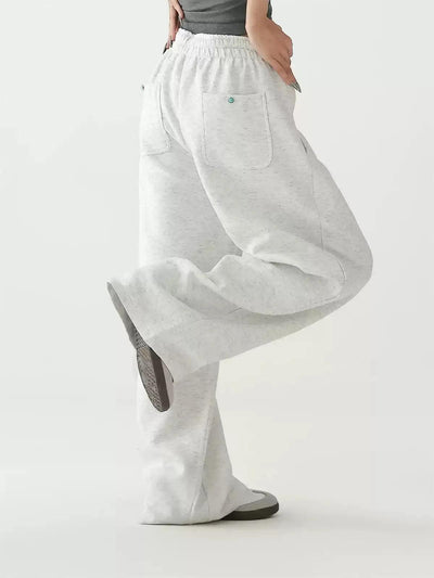 Ace Spliced Elastic Waist Drawstring Sweatpants-korean-fashion-Pants-Ace's Closet-OH Garments