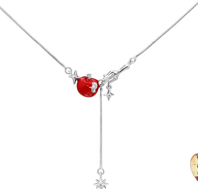 Apom Apple & Star Pendant Necklace-korean-fashion-Necklace-Apom's Closet-OH Garments