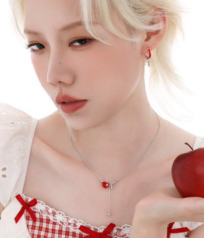 Apom Apple & Star Pendant Necklace-korean-fashion-Necklace-Apom's Closet-OH Garments