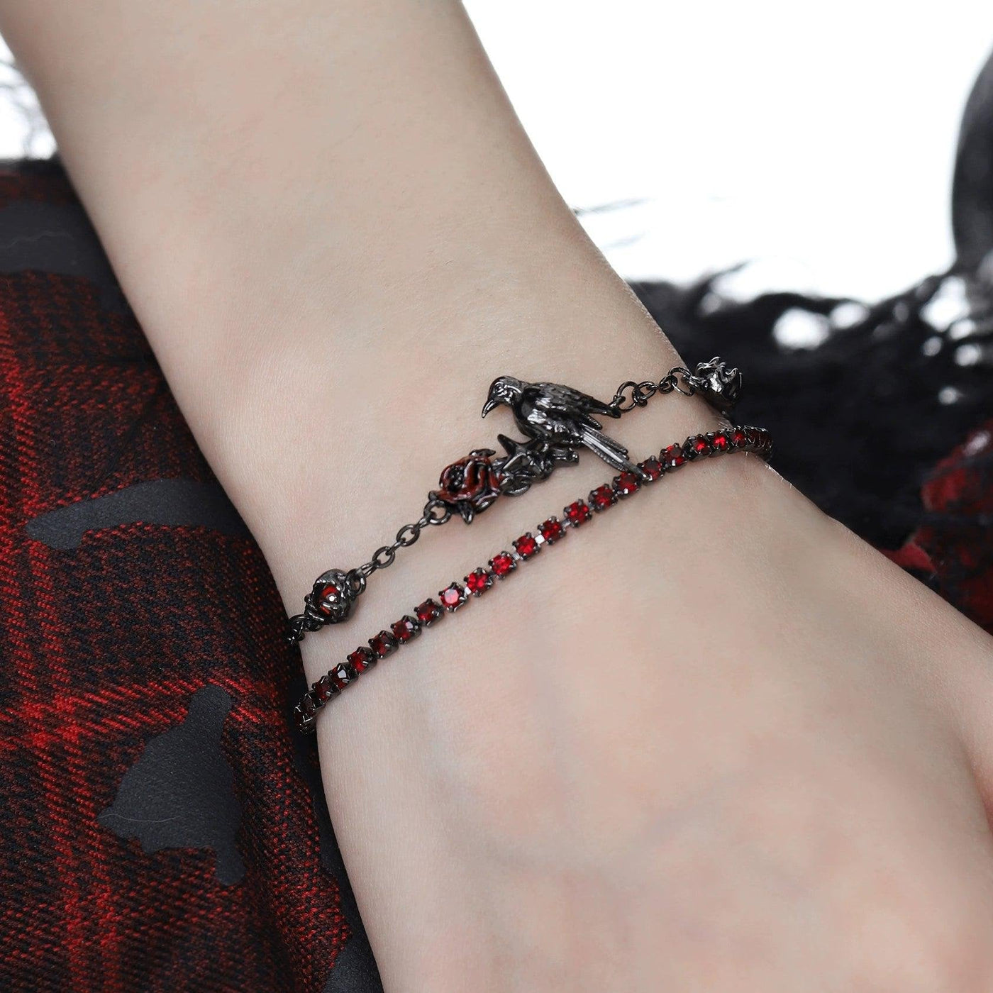 Apom Raven & Rose Bracelet-korean-fashion-Bracelet-Apom's Closet-OH Garments