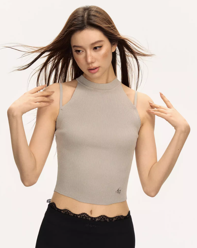 Arise Halter Neck Basic Blouse-korean-fashion-Blouse-Arise's Closet-OH Garments