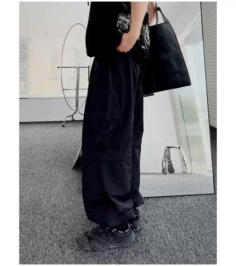 Bang Detachable Zipped Cargo Pants-korean-fashion-Pants-Bang's Closet-OH Garments