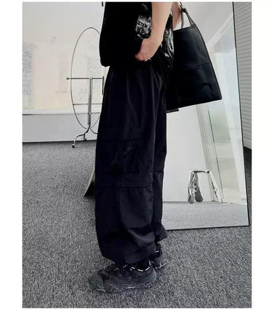 Bang Detachable Zipped Cargo Pants-korean-fashion-Pants-Bang's Closet-OH Garments