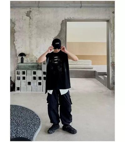 Bang Detachable Zipped Cargo Pants-korean-fashion-Pants-Bang's Closet-OH Garments