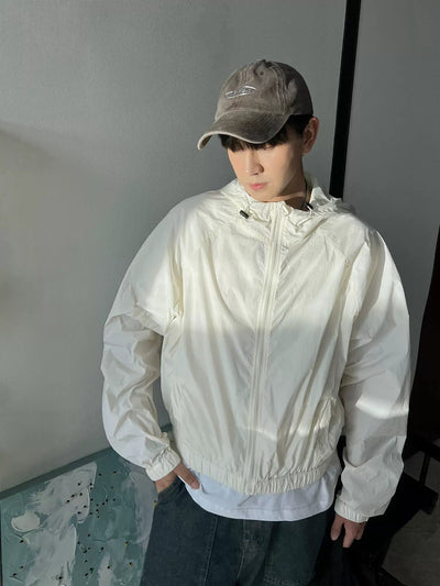 Bang Ruched Hem Sun Protection Jacket-korean-fashion-Jacket-Bang's Closet-OH Garments