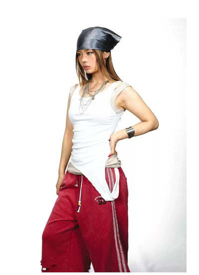 BB Asymmetric Hem Layered Camisole-korean-fashion-Camisole-BB's Closet-OH Garments