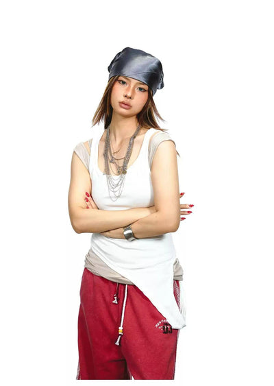 BB Asymmetric Hem Layered Camisole-korean-fashion-Camisole-BB's Closet-OH Garments