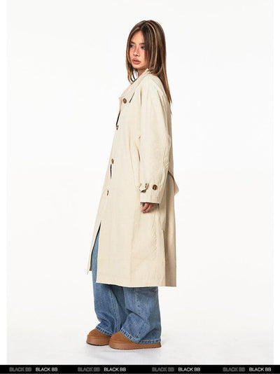 BB Basic Belted Trench Coat-korean-fashion-Long Coat-BB's Closet-OH Garments