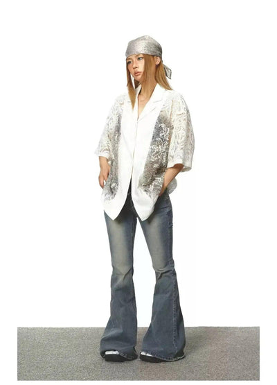 BB Beaded Lace Flared Jeans-korean-fashion-Jeans-BB's Closet-OH Garments