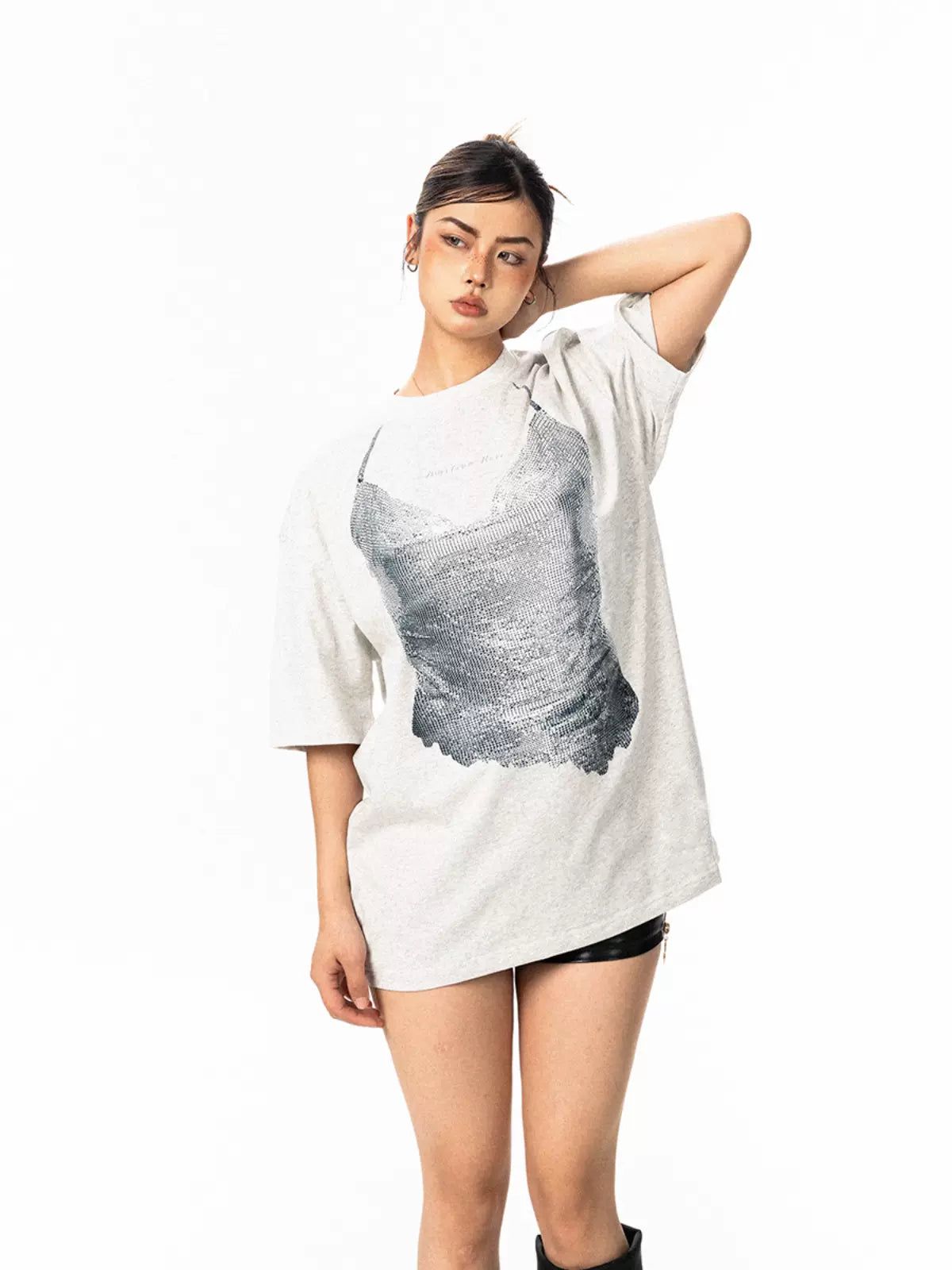 BB Cami Graphic Loose T-Shirt-korean-fashion-T-Shirt-BB's Closet-OH Garments