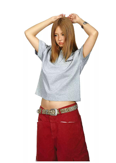 BB Contrast Plaid Collar Polo-korean-fashion-Polo-BB's Closet-OH Garments