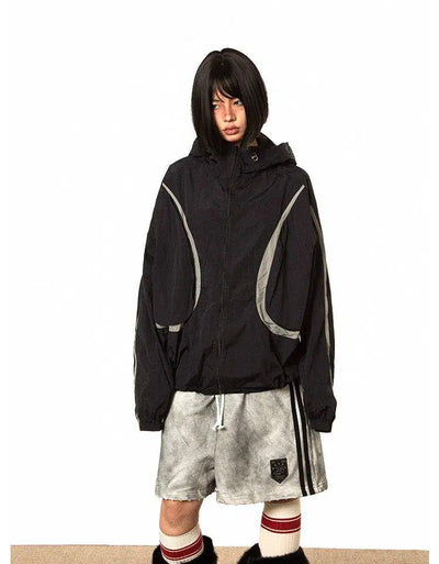 BB Contrast Spliced Hooded Jacket-korean-fashion-Jacket-BB's Closet-OH Garments