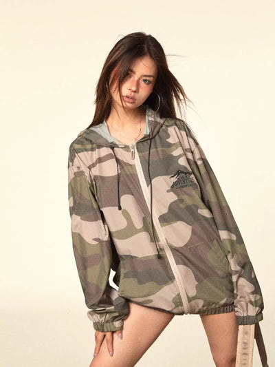 BB Drawstring Camo Sun Protection Jacket-korean-fashion-Jacket-BB's Closet-OH Garments