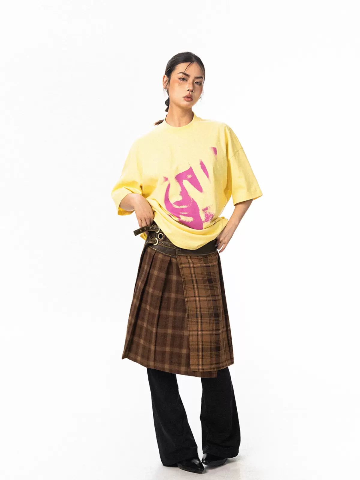 BB Face Graphic T-Shirt-korean-fashion-T-Shirt-BB's Closet-OH Garments