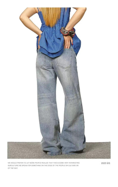 BB Gradient Bamboo Textured Jeans-korean-fashion-Jeans-BB's Closet-OH Garments