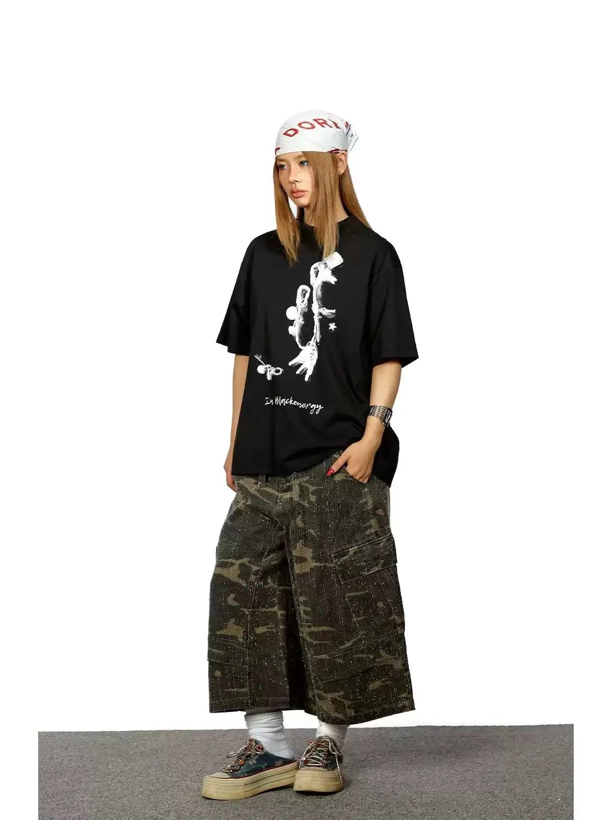 BB Keychain Graphic T-Shirt-korean-fashion-T-Shirt-BB's Closet-OH Garments