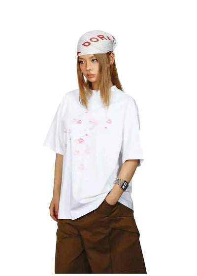 BB Lips Graphic T-Shirt-korean-fashion-T-Shirt-BB's Closet-OH Garments