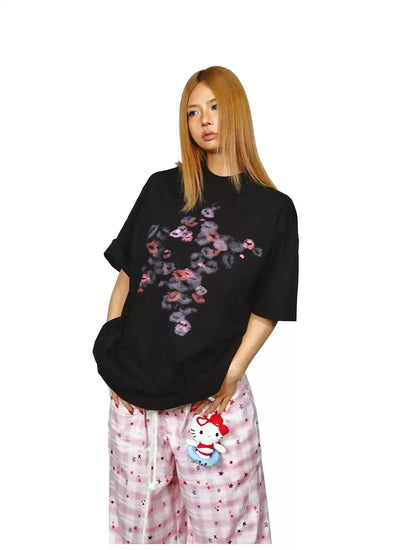 BB Lips Graphic T-Shirt-korean-fashion-T-Shirt-BB's Closet-OH Garments