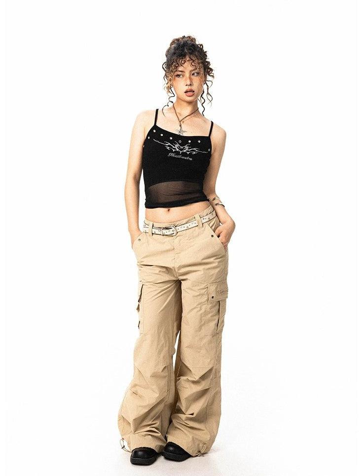 BB Loose Fit Cargo Pants-korean-fashion-Pants-BB's Closet-OH Garments