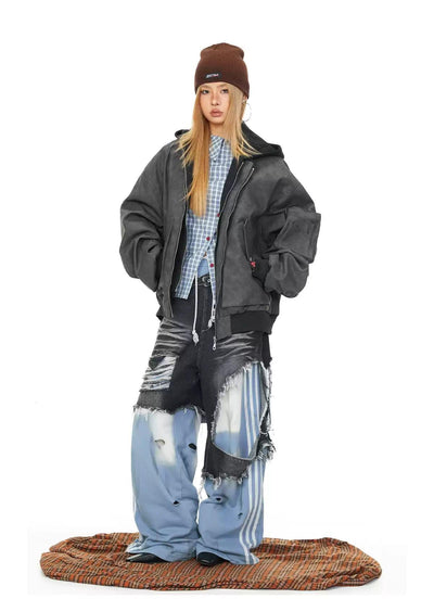 BB Multi Detail Layered Faux Leather Jacket-korean-fashion-Jacket-BB's Closet-OH Garments