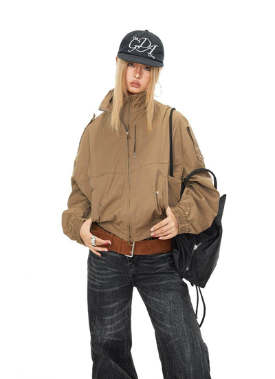 BB Multi Details Zipped Jacket-korean-fashion-Jacket-BB's Closet-OH Garments