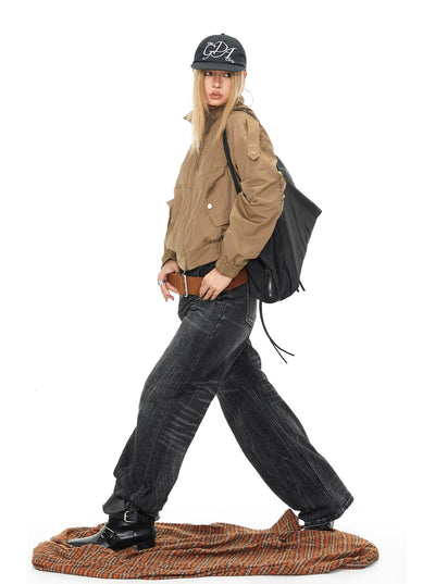 BB Multi Details Zipped Jacket-korean-fashion-Jacket-BB's Closet-OH Garments