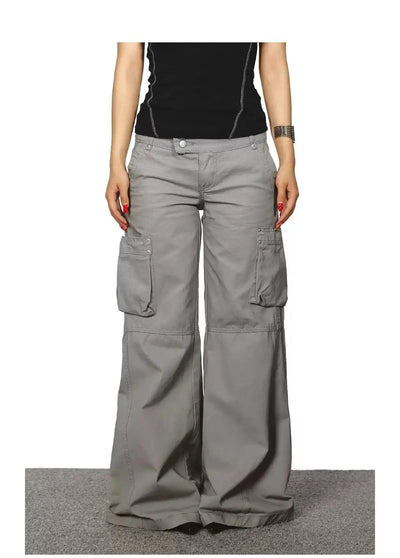 BB Multi-Pocket Cargo Pants-korean-fashion-Pants-BB's Closet-OH Garments