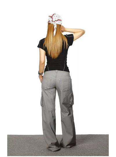 BB Multi-Pocket Cargo Pants-korean-fashion-Pants-BB's Closet-OH Garments