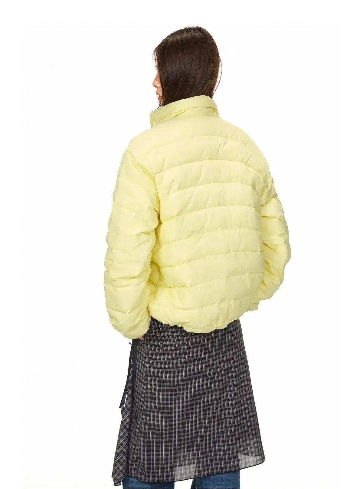 BB Stand Collar Quilted Puffer Jacket-korean-fashion-Jacket-BB's Closet-OH Garments