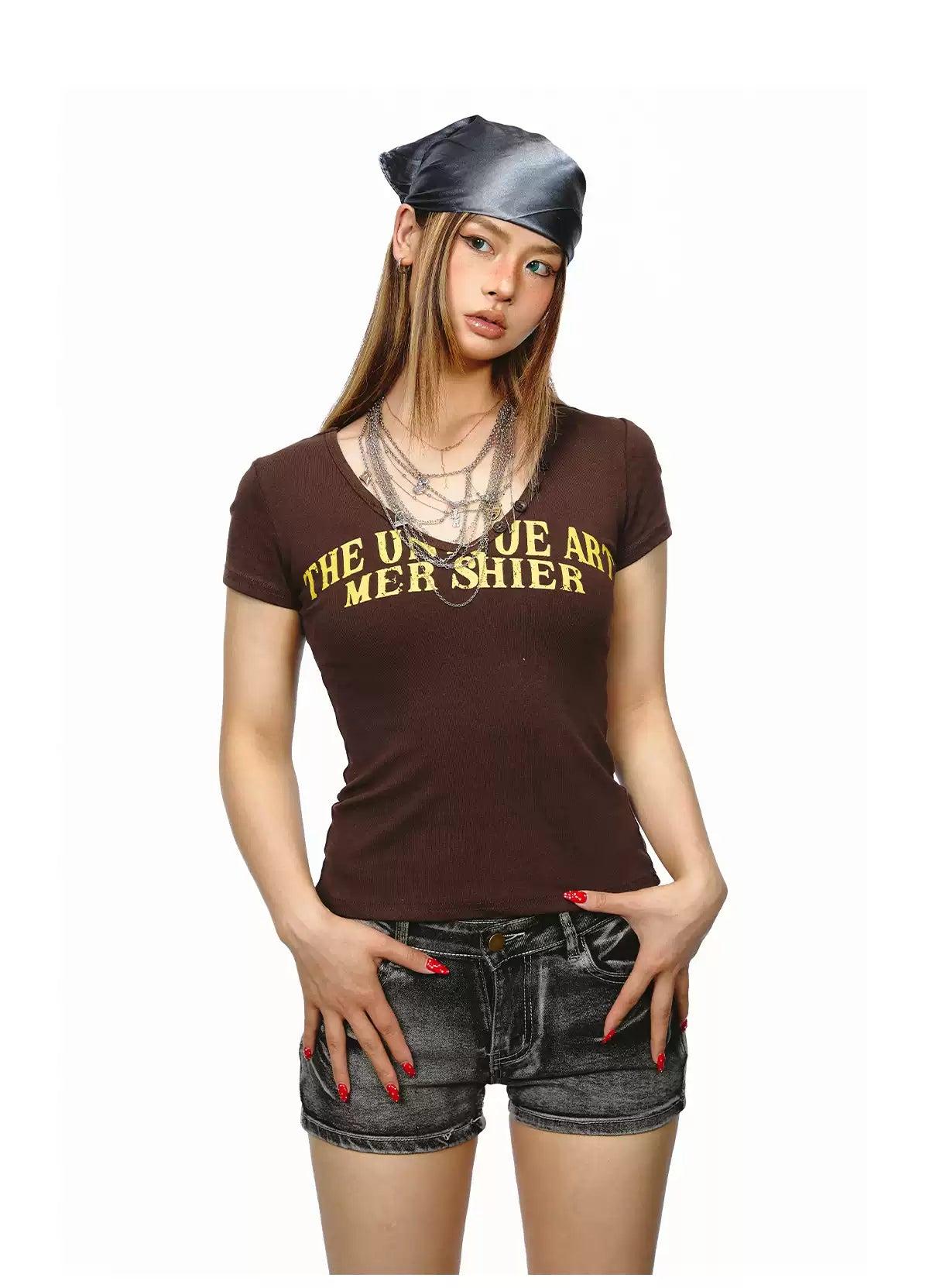 BB Washed Denim Shorts-korean-fashion-Shorts-BB's Closet-OH Garments