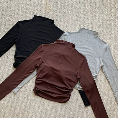 Casey Slim Fit Classic Essential Mockneck-korean-fashion-Turtleneck-Casey's Closet-OH Garments