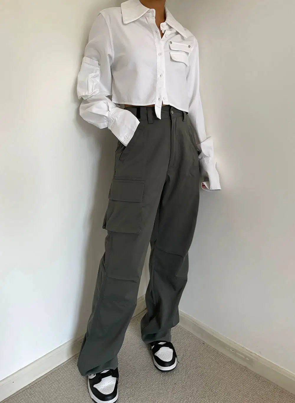 Casey Workwear Flap Pocket Cargo Pants-korean-fashion-Pants-Casey's Closet-OH Garments