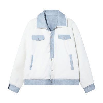 Chuan Reversible Fleece Lined Jacket-korean-fashion-Jacket-Chuan's Closet-OH Garments