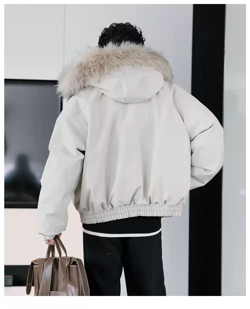 Chuan Toggle Button Hooded Down Jacket-korean-fashion-Jacket-Chuan's Closet-OH Garments