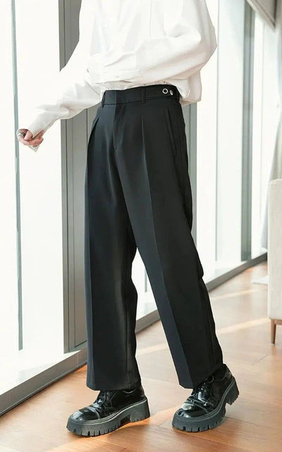 Chuan Versatile Pleated Short Pants-korean-fashion-Pants-Chuan's Closet-OH Garments
