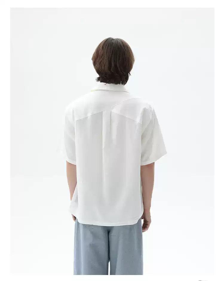 Cui Chic Structured Drape Shirt-korean-fashion-Shirt-Cui's Closet-OH Garments