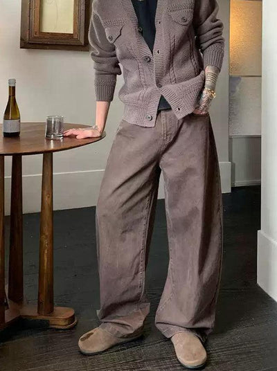 Cui Distressed Loose Fit Pants-korean-fashion-Pants-Cui's Closet-OH Garments