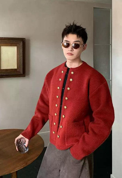 Cui Front Open Button Detail Cardigan-korean-fashion-Cardigan-Cui's Closet-OH Garments