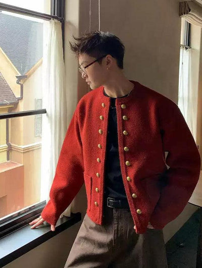 Cui Front Open Button Detail Cardigan-korean-fashion-Cardigan-Cui's Closet-OH Garments