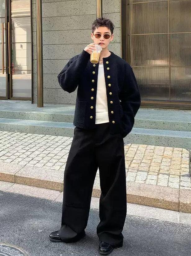 Cui Front Open Button Detail Cardigan-korean-fashion-Cardigan-Cui's Closet-OH Garments