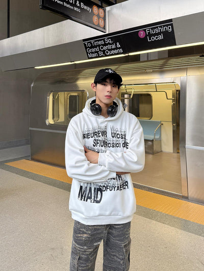 Cui Ghost Lettered Print Hoodie-korean-fashion-Hoodie-Cui's Closet-OH Garments